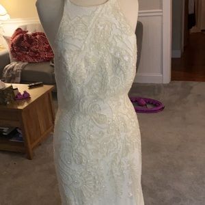 Beaded prom or pageant dress